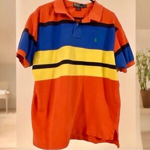 Polo by Ralph Lauren Men’s Short Sleeve 100% Cotton Shirt Size XL, Multicolored